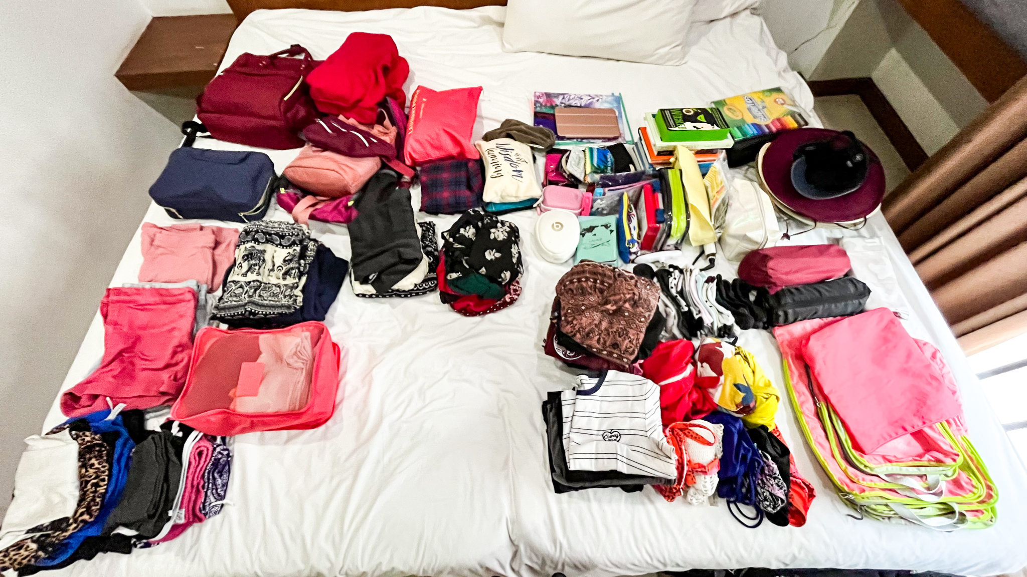 pack for long-term travel