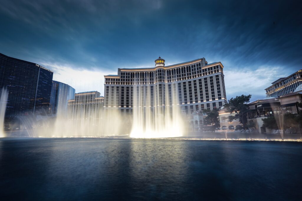 Bellagio fountain in Las Vegas