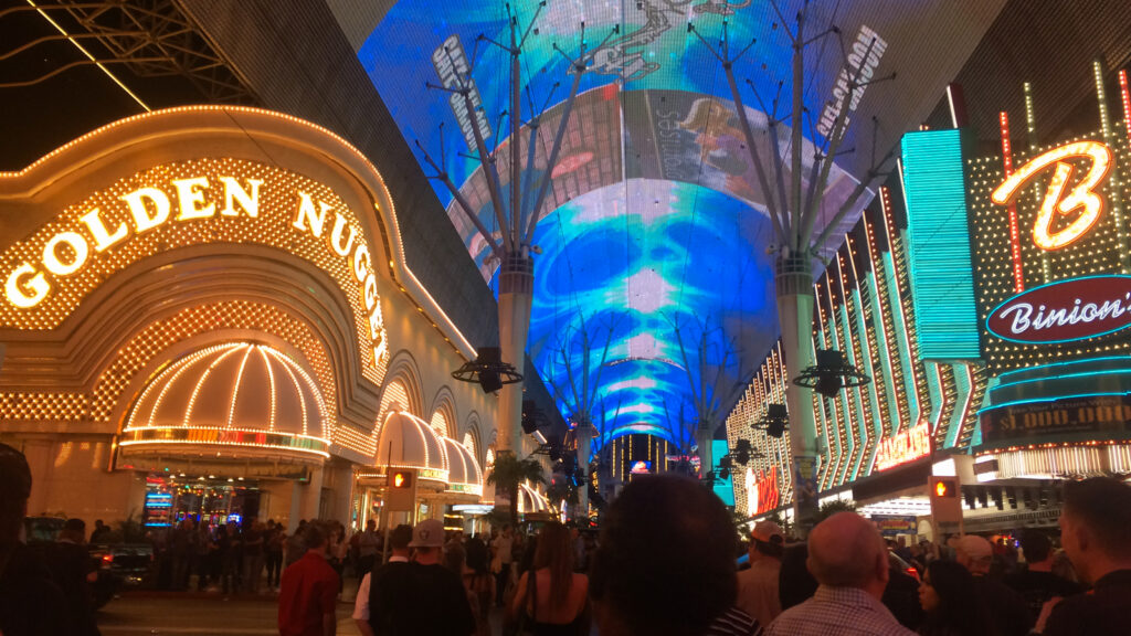 Freemont Experience in Downtown Las Vegas
