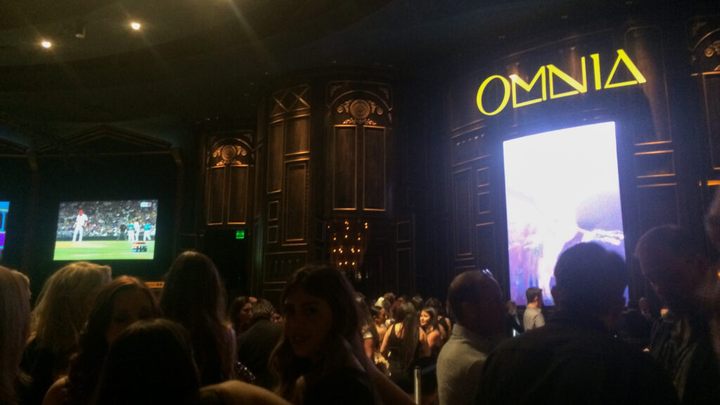 Omnia nightclub in Las Vegas