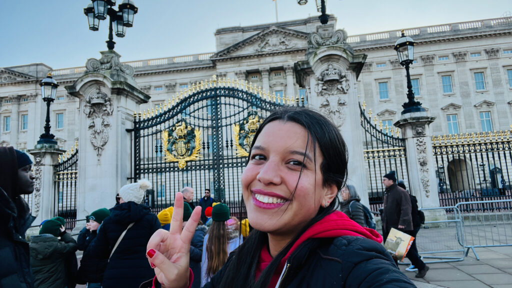 Selfie in Buckingham Palace