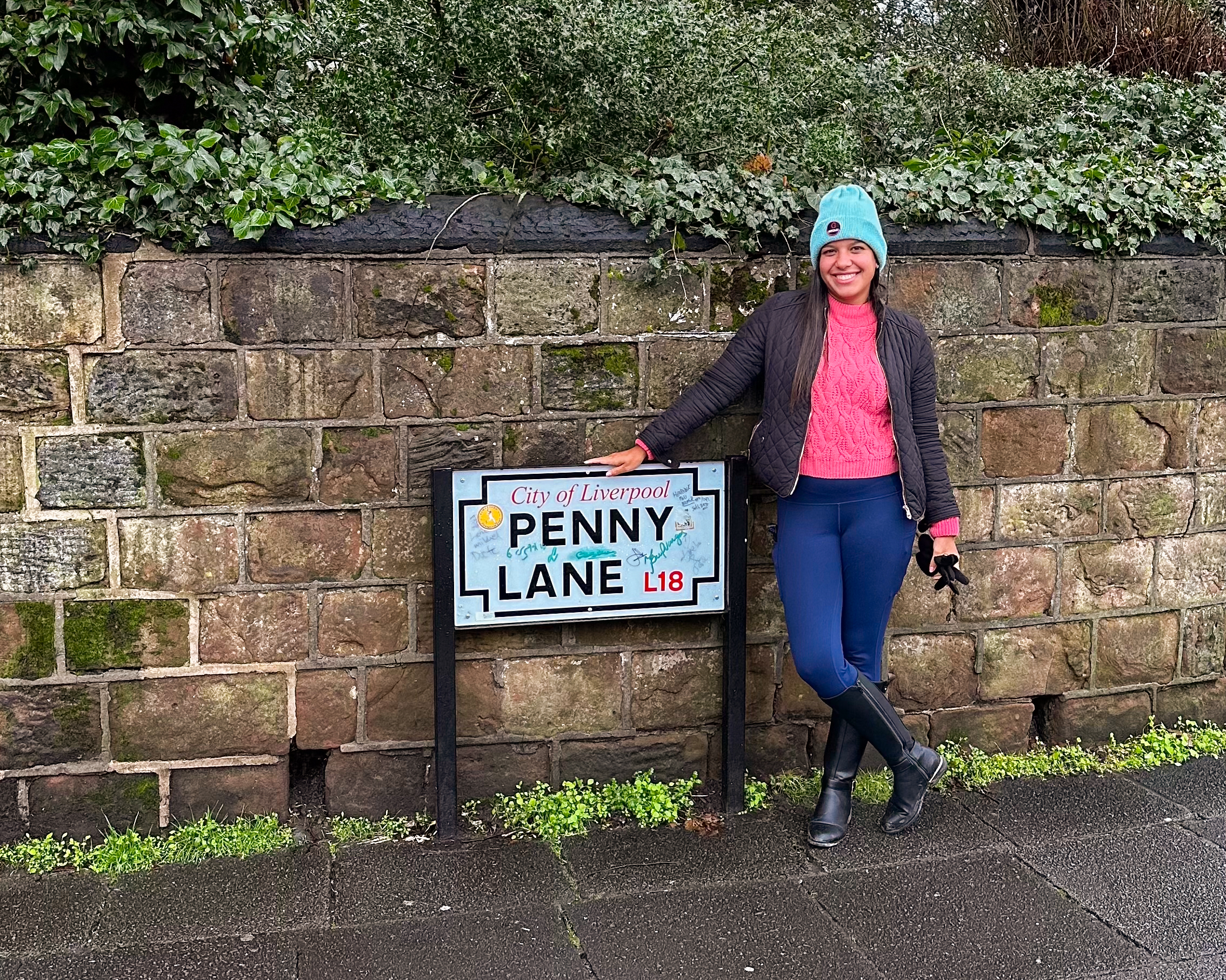 Laurie in Penny Lane