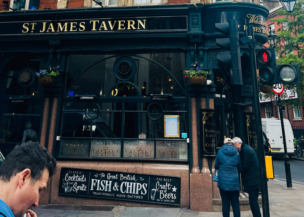 St. James Tavern in London