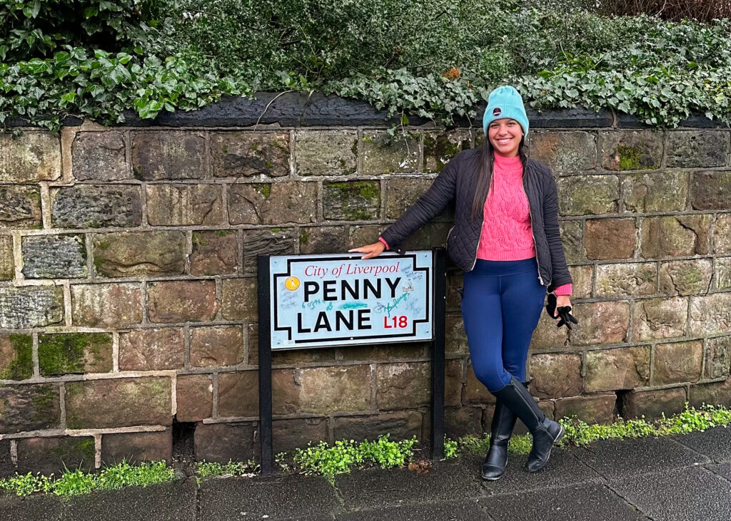 Laurie in Penny Lane