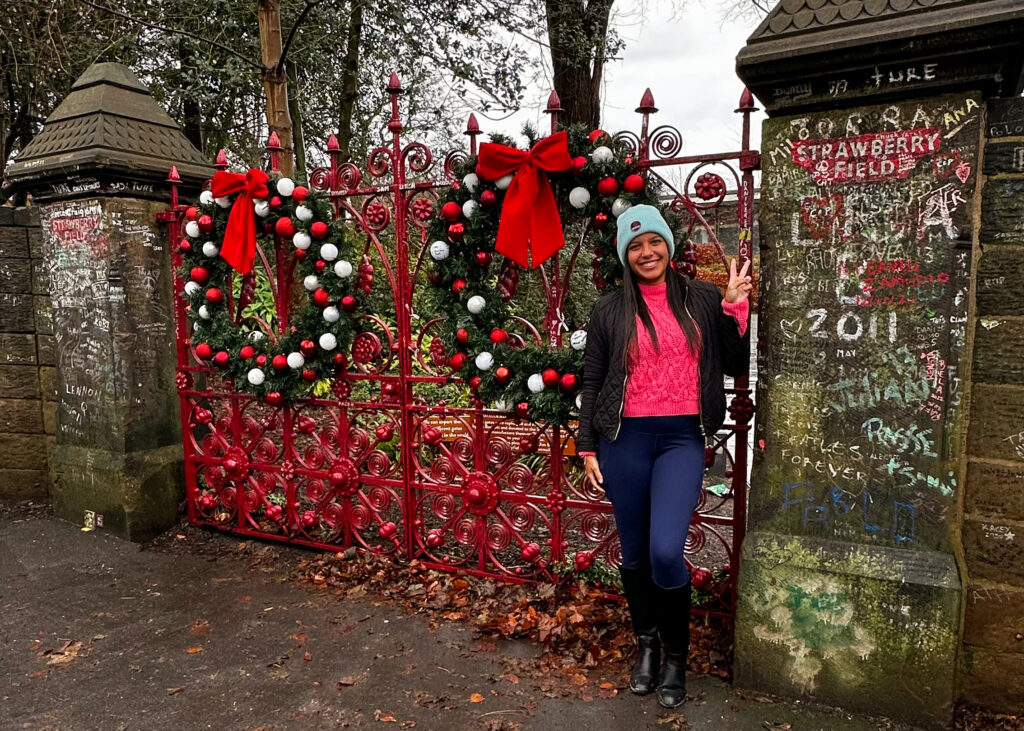 Laurie in Strawberry Fields